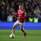 BRISTOL, ENGLAND - FEBRUARY 28: Alex Scott of Bristol City during the Emirates FA Cup Fifth Round match between Bristol City and Manchester City at Ashton Gate on February 28, 2023 in Bristol, England. (Photo by Catherine Ivill/Getty Images)