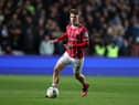 BRISTOL, ENGLAND - FEBRUARY 28: Alex Scott of Bristol City during the Emirates FA Cup Fifth Round match between Bristol City and Manchester City at Ashton Gate on February 28, 2023 in Bristol, England. (Photo by Catherine Ivill/Getty Images)