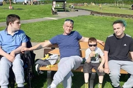 Tina Caddoo said: "Happy Father's Day, the best daddy [in the] world Steven Giles."