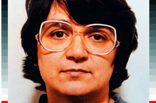 Rosemary West, sentenced to life imprisonment on ten counts of murder, and who was a former Durham Prison inmate. Photo: PA.