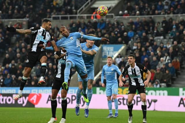 Newcastle United face Manchester City on Sunday (Photo by Stu Forster/Getty Images)