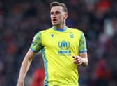 Chris Wood of Nottingham Forest during the Premier League match between AFC Bournemouth and Nottingham Forest at Vitality Stadium on January 21, 2023 in Bournemouth, England. (Photo by Michael Steele/Getty Images)