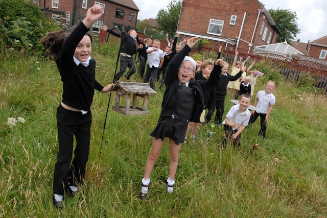 Gardening fun at Toner Avenue Primary School in 2010. Recognise anyone?