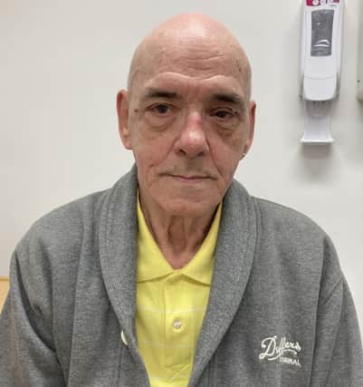 Alfie Thompson, from Gateshead, shows it's never too late to quit smoking.