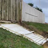 Damaged caused by storms