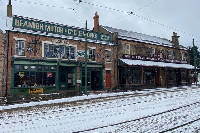 The Living Museum of the North could have done with this weather during their Christmas build up!