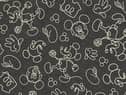 Mickey Doodles Onyx Rug