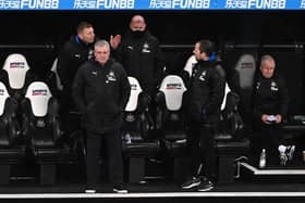 Newcastle United head coach Steve Bruce. (Photo by Stu Forster/Getty Images)