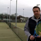 Mike McGurrell, chairman of South Shields Tennis Club.