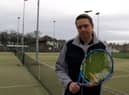 Mike McGurrell, chairman of South Shields Tennis Club.