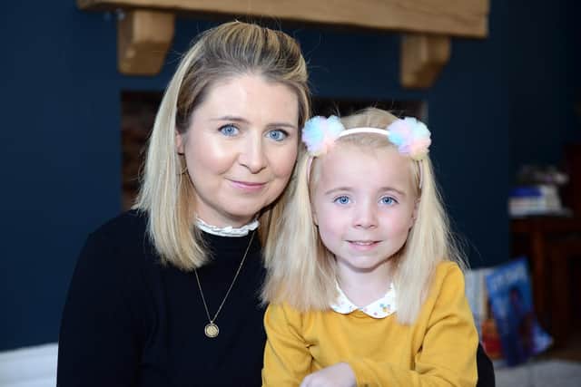 Emma Corr says her daughter Harriet, five, is making good progress after finally being given access to the drug Orkambi.