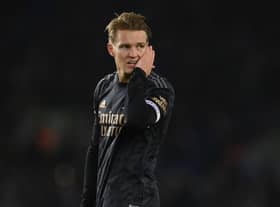 Arsenal captain Martin Odegaard.