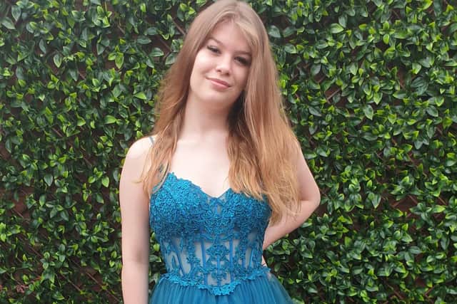 Sophie Ormonde, 16, spent ages looking for the perfect prom dress.