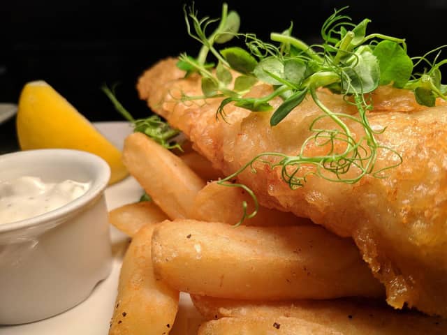 Fish and chips.