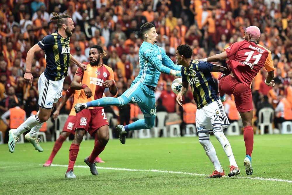 Fenerbahce's goalkeeper Altay Bayindir has been linked with Newcastle United. (OZAN KOSE/AFP via Getty Images)