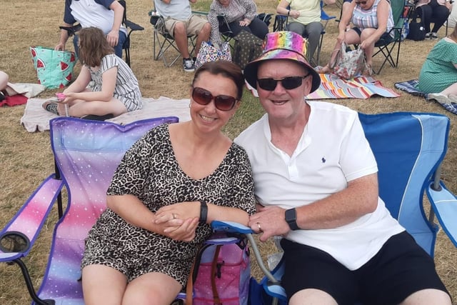 Helen, 47, and Bill, 52, Beckett are regulars at the festival.