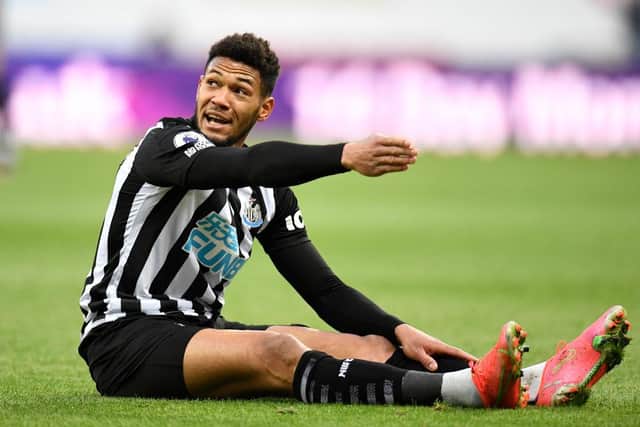 Newcastle United forward Joelinton.  (Photo by Peter Powell - Pool/Getty Images)