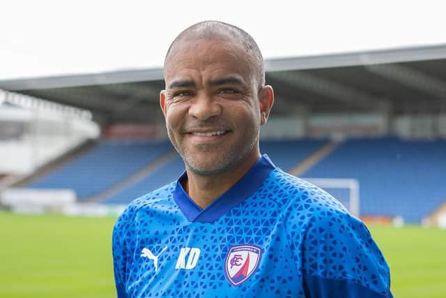Kieron Dyer is now coaching at Chesterfield.