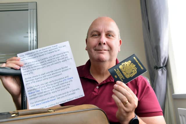 Gary Elliott, 57, wept tears of joy after finally receiving his Canadian visa and being able to say his final farewells to his deceased brother, Michael Elliott.