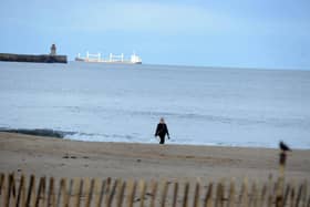 The incident happened at Sandhaven Beach in South Shields.