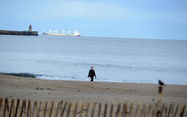 The incident happened at Sandhaven Beach in South Shields.