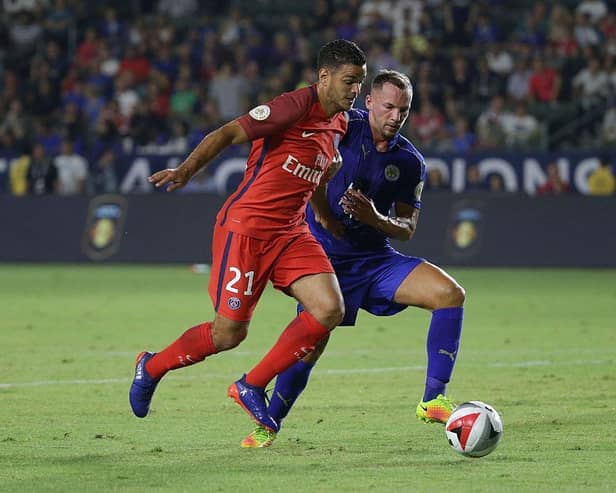 Former Premier League stars Hatem Ben Arfa and Danny Drinkwater are currently free agents (Photo by Jeff Gross/Getty Images)