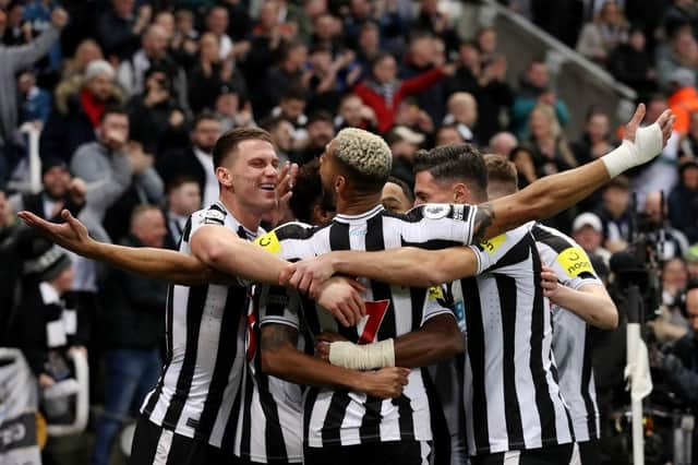 Where do Newcastle United sit in the Premier League table based only on games played in 2023? (Photo by George Wood/Getty Images)