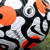 Nike Strike Aerowsculpt Official Premier League match ball. (Photo by Lewis Storey/Getty Images)