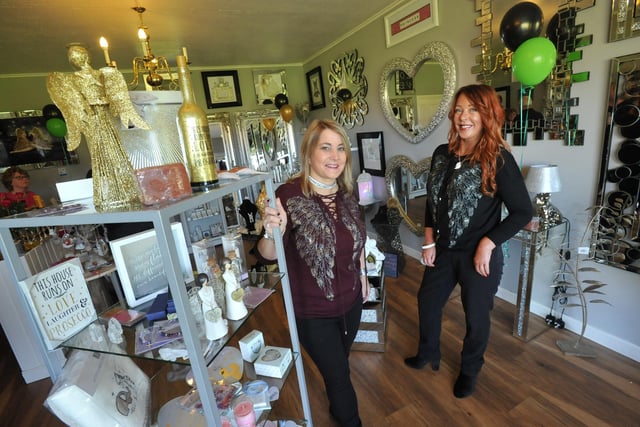 Mandy Trueman and Carol Gibson were pictured opening their new shop at Fellgate in 2017.