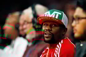 LOS ANGELES, CALIFORNIA - FEBRUARY 27: Floyd Mayweather attends a game between the New Orleans Pelicans and the Los Angeles Lakers at Staples Center on February 27, 2019 in Los Angeles, California. NOTE TO USER: User expressly acknowledges and agrees that, by downloading and or using this photograph, User is consenting to the terms and conditions of the Getty Images License Agreement. (Photo by Yong Teck Lim/Getty Images)