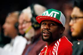 LOS ANGELES, CALIFORNIA - FEBRUARY 27: Floyd Mayweather attends a game between the New Orleans Pelicans and the Los Angeles Lakers at Staples Center on February 27, 2019 in Los Angeles, California. NOTE TO USER: User expressly acknowledges and agrees that, by downloading and or using this photograph, User is consenting to the terms and conditions of the Getty Images License Agreement. (Photo by Yong Teck Lim/Getty Images)