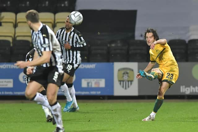 Jamie Sterry in action for Hartlepool United (photo: Frank Reid).