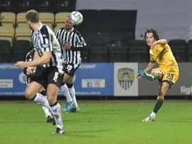 Jamie Sterry in action for Hartlepool United (photo: Frank Reid).