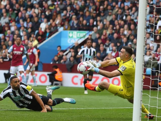 Newcastle United have gone over 3,500 days without one of their players scoring at Villa Park (Photo by GEOFF CADDICK/AFP via Getty Images)