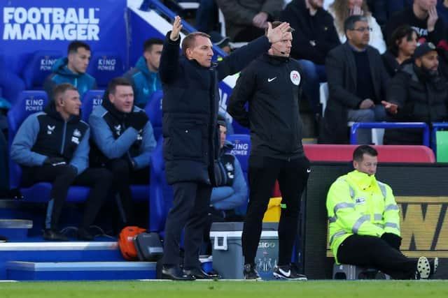 Leicester City boss Brendan Rodgers (Photo by Marc Atkins/Getty Images)