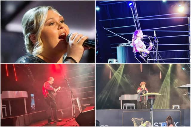 I.T.S Entertainment performers (L-R) Shannon Leigh Hurst, Lulin Moon, Jonathan Honour and Daniel Curry.