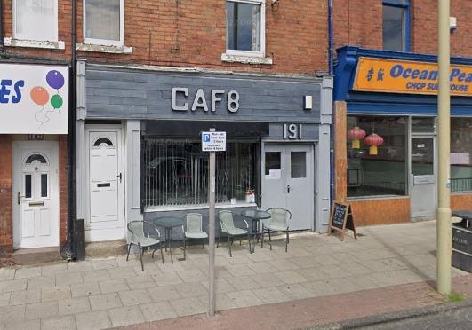 Caf8 on Price Edward Road in South Shields received plenty of praise!