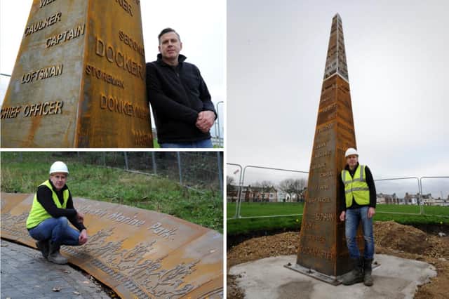 Bold new artworks are part of the refurbishment of North Marine Park