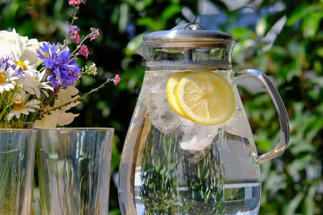 Stay hydrated, before, during and after exercising. Aim for at least two litres of water a day and up to three litres on the days that you’re training.