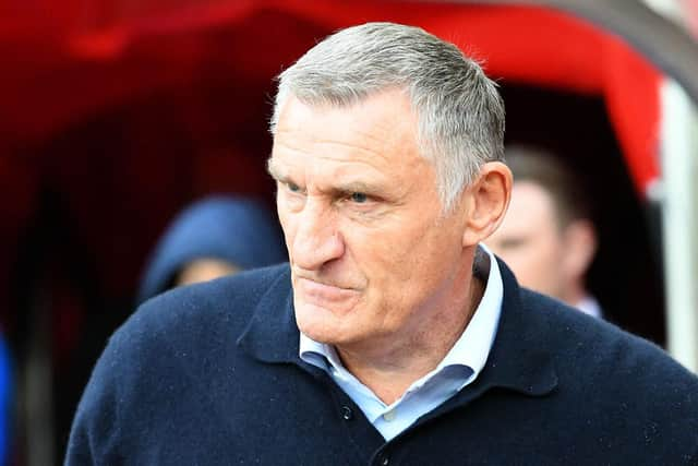 Sunderland boss Tony Mowbray