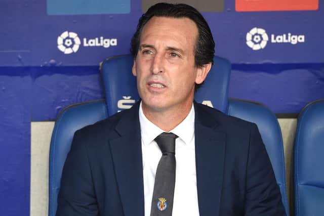 Former Arsenal manager Unai Emery. (Photo by Alex Caparros/Getty Images)