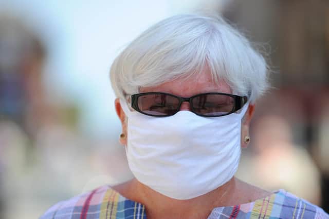 Carol Eales said she will continue to wear her mask in shops and on transport.