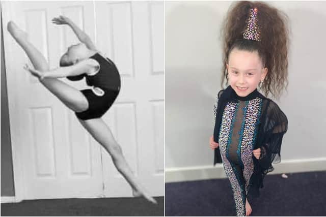 Dancer Isabella Grant, 7, is hoping to win everyone over with her moves.