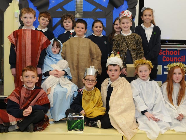 The juniors performance of Christmas Past and Present 9 years ago. Do you recognise any members of the cast?