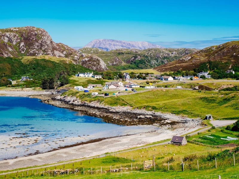 The picturesque village of Scourie sits on the northwest coast of Scotland. It runs a ferry to Hand Island, a wildlife reserve that is perfect for birdwatchers.