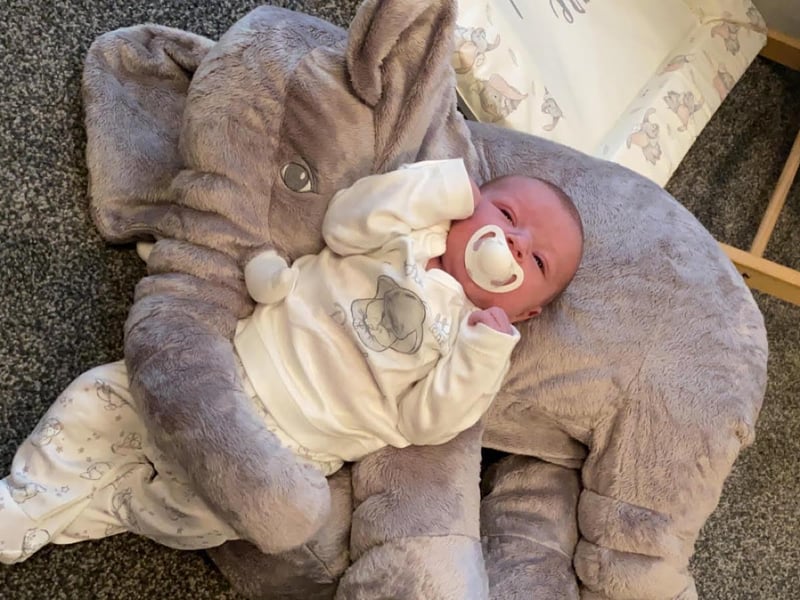 Nikkita Needham, said: "Noah James Stoakes, 10-04-2020 weighing 7lb 8oz. Born during the 1st UK lockdown, Bessacarr."