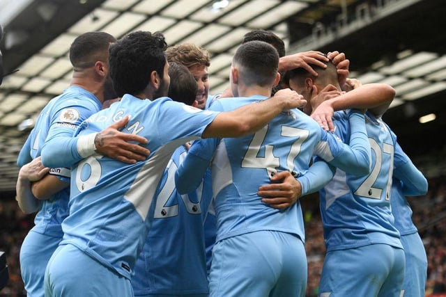 The current Premier League champions are tipped to retain their crown. Current points total: 23.