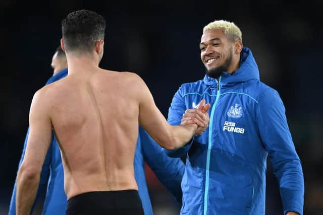 Joelinton at Elland Road.