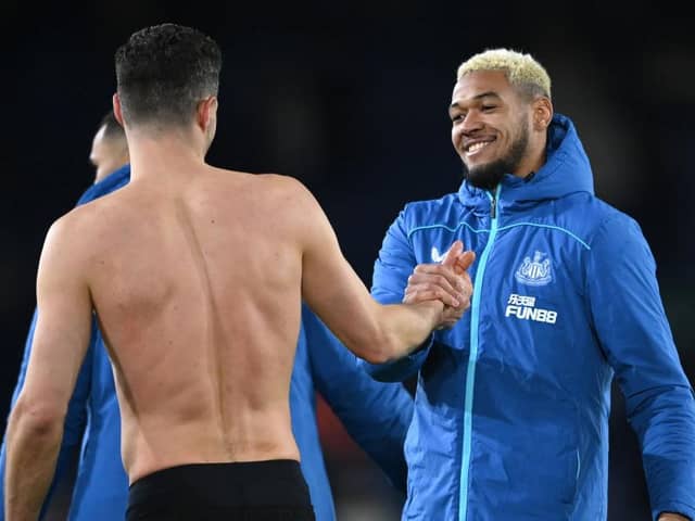 Joelinton at Elland Road.