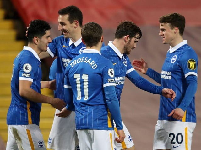 Brighton boss Graham Potter has often felt his side have wasted their chances - and the stats back that up with just 24 goals from a staggering 256 shots.